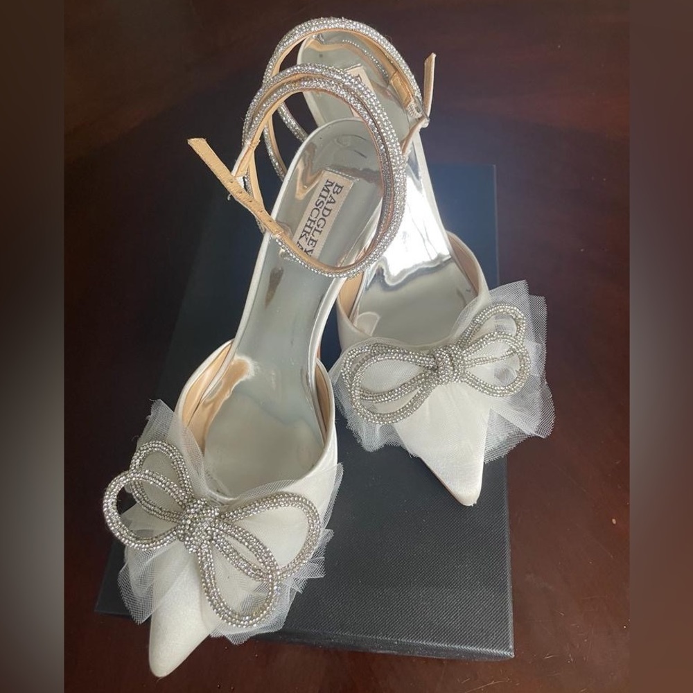 Badgley Mischka
Women's Sacred Embellished Ankle Strap Pumps